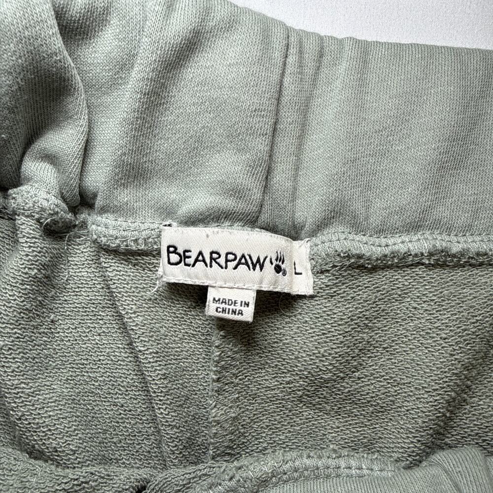 BEARPAW Lounge Joggers Pants Baggy Sweatpants Pockets Sage Green Womens Large - Picture 3 of 13